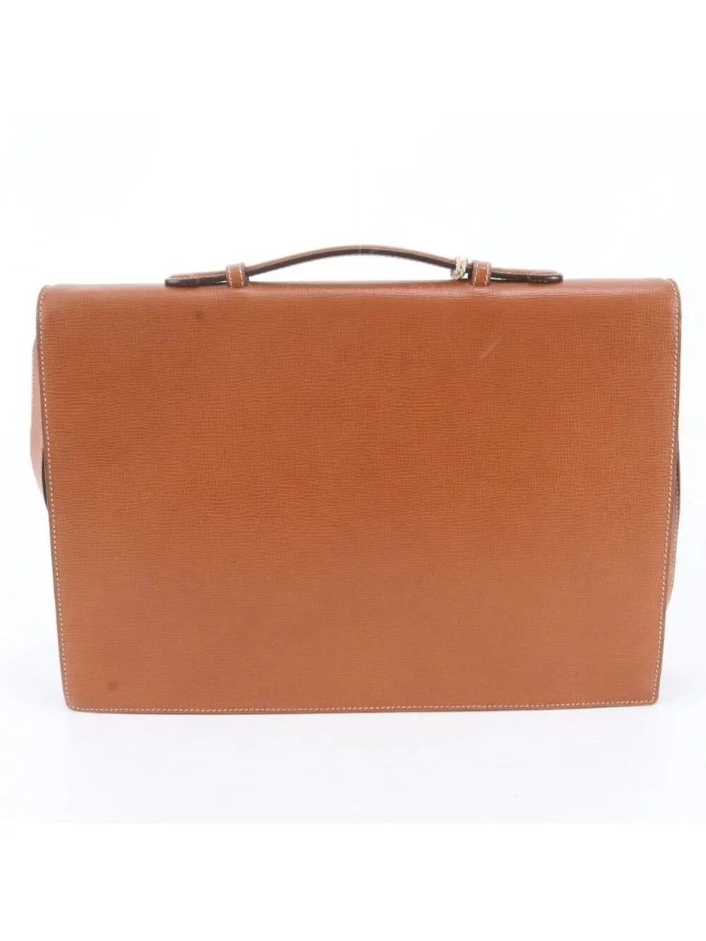 Loewe Anagram Leather 2-Way Business Shoulder Document Briefcase Tote